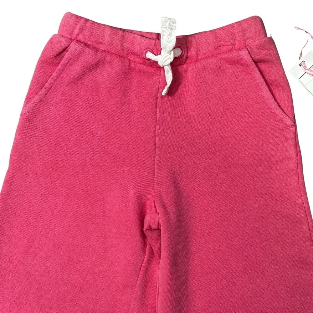 Vineyard Vines Pink French Terry Wide Leg Pants - size‎ 5 NEW - Picture 3 of 6